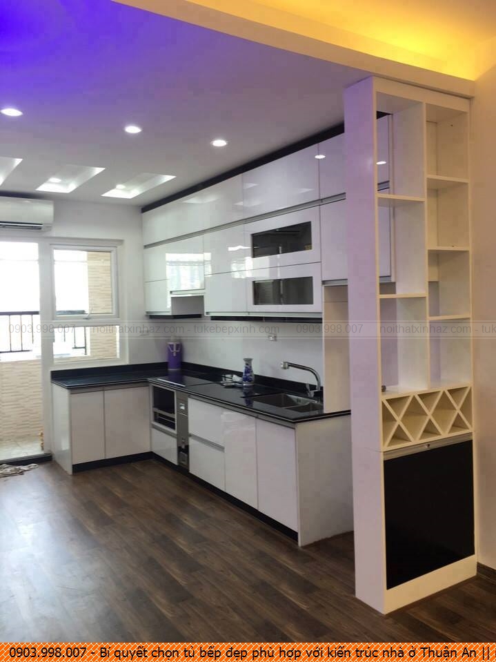 Bí quyết chọn tủ bếp đẹp phù hợp với kiến trúc nhà ở Thuận An