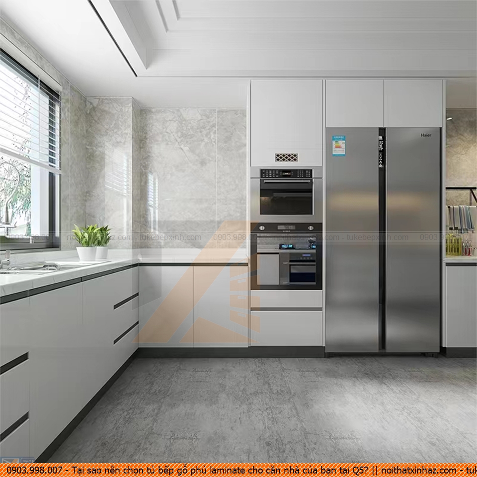 Tại sao nên chọn tủ bếp gỗ phủ laminate cho căn nhà của bạn tại Q5?