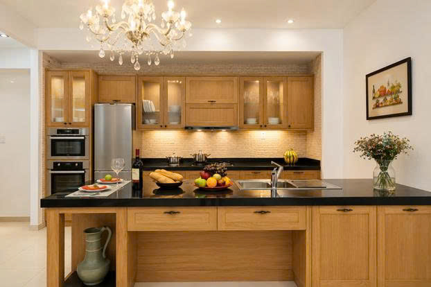 Tủ Bếp Melamine Vân gỗ công nghiệp Sang Trọng – Giải Pháp Nội Thất Bếp Hiện Đại Được Ưa Chuộng