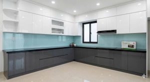 tủ bếp acrylic chữ l tại Việt Yên Bắc Giang