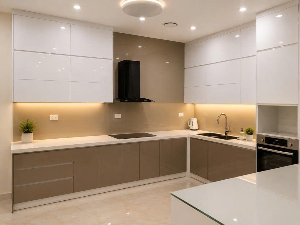 tủ bếp gỗ công nghiệp tại Nam Định