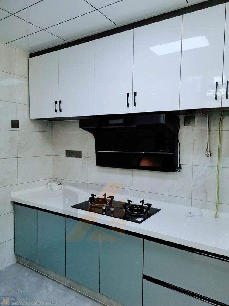 tủ bếp hiện đại phong cách tối giản sang trọng