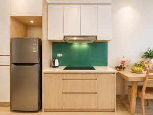 tủ bếp laminate đẹp hiện đại cho gia đình