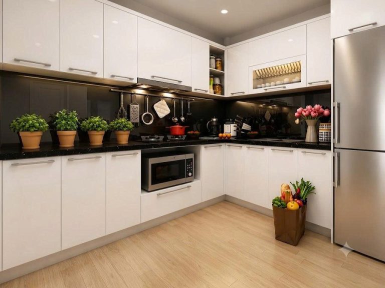 Tủ bếp Melamine