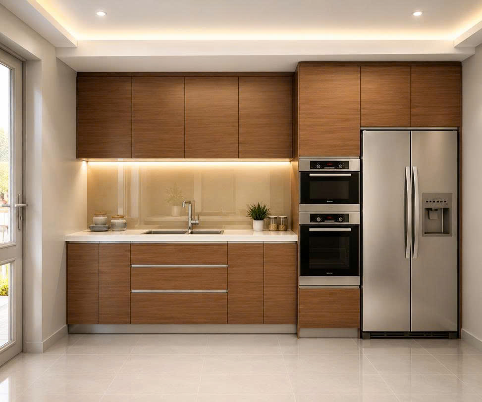 Tủ bếp Melamine đẹp chất lượng giá thành rẻ tại Hải Dương